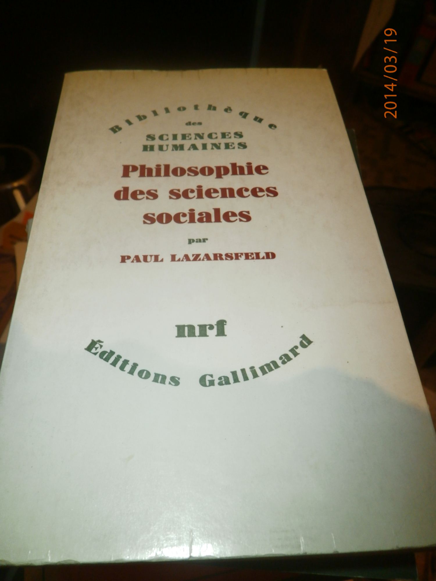 Philosophie Des Sciences Sociales