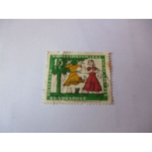 Timbre "Allemagne ::Deutsche Bundespost : Timbre De Bienfaisance :Cendrillon"..