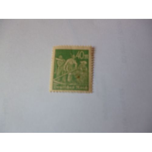 Timbre "Allemagne :Deutsches Reich:Moissonneur".