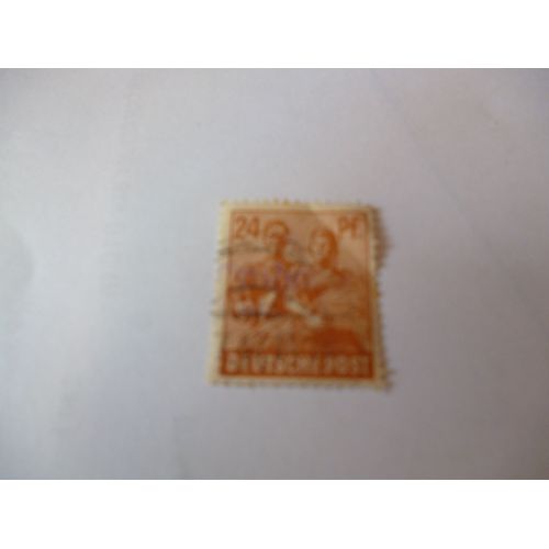 Timbre "Allemagne :Deutsche Post : Moissonneurs".24 Pfennig".