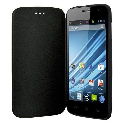 Housse Folio Articulée Classic Noire Pour Logicom E500
