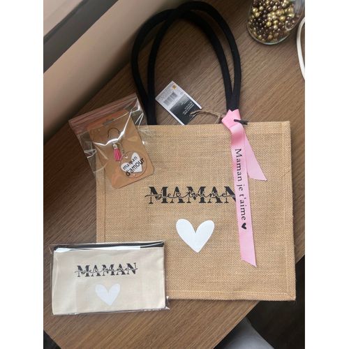Sac fourre tout  pochette porte clé 