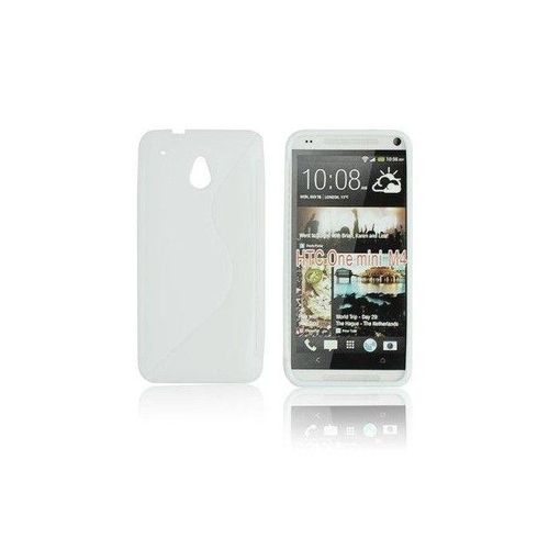 Coque Arrière En Gel Silicone Blanc Pour Htc One Mini