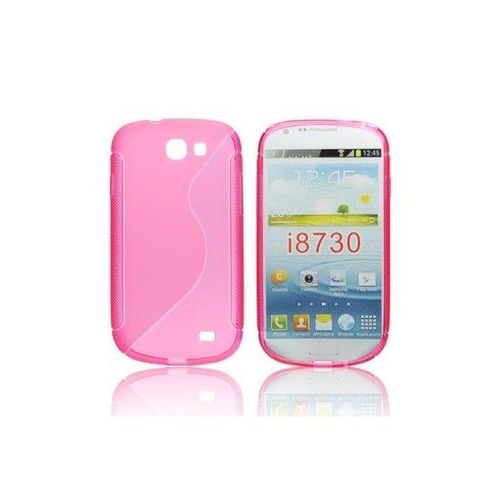 Coque Arrière En Gel Silicone Rose Pour Samsung Galaxy Express I8730