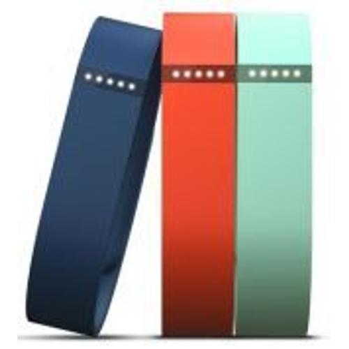 Fitbit Flex Accessoire Bracelets 3 bandes taille L bleu marine mandarine NEUF turquoise 