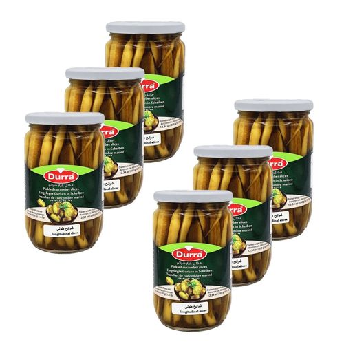 Lot 6x Concombre En Tranche Mariné - Bocal 720g