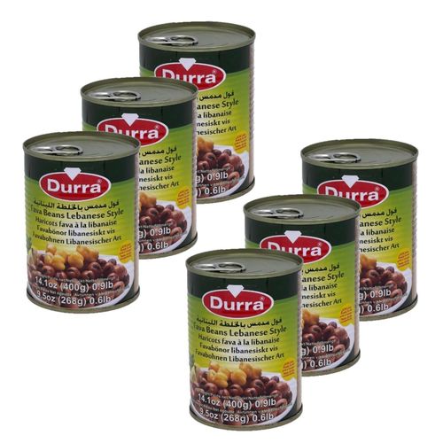 Lot 6x Fève Recette Libanaise - Boîte 400g