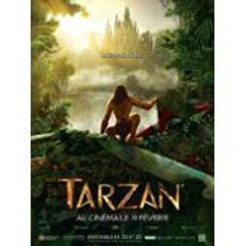 Tarzan - Reinhard Klooss - Affiche Préventive De Cinéma Pliée 120x160 Cm