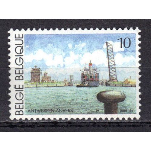 Belgique 1990 : Eglise De Berendrecht À Anvers - Timbre 10 F. Multicolore Neuf **