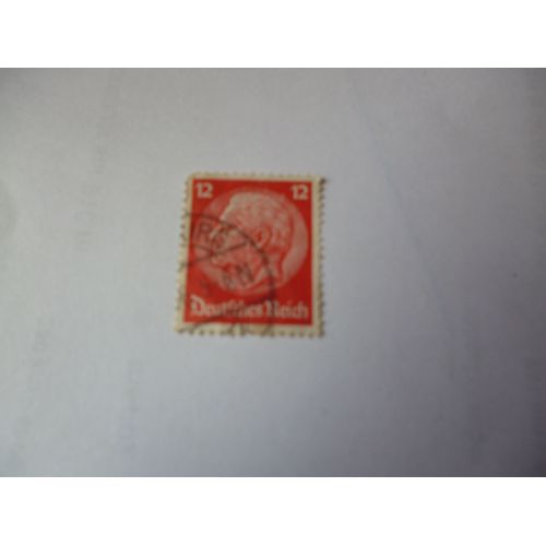 Timbre "Allemagne :Deutsches Reich : Von Hindenburg".12.1932.