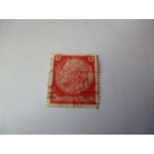 Timbre "Allemagne :Deutsches Reich : Von Hindenburg".12.1932