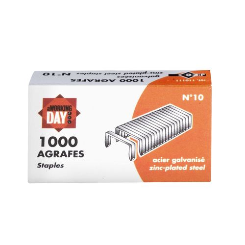 Jpc Creations Bte 5000 Agrafes N° 10 Galvanisees