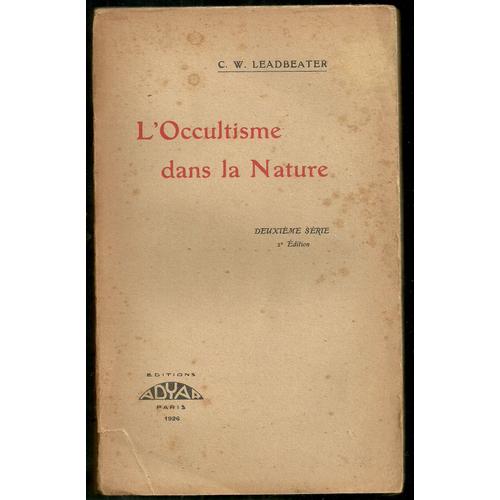 L'occultisme Dans La Nature