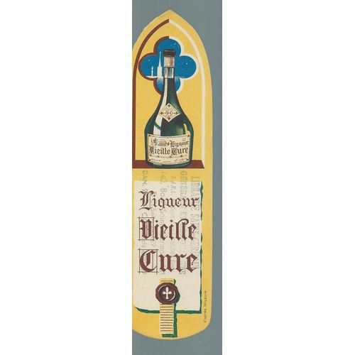 Marque Page Ancien : Liqueur Vieille Cure / Cordial Médoc