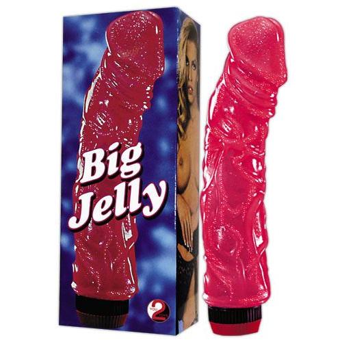 Vibro Big Jelly Rouge