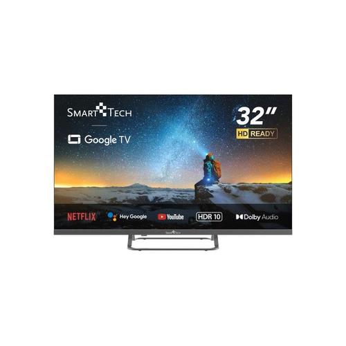 Smart Tech 32HG01V - 32" - TV LED HD 80 cm Smart TV Google HDMI, USB, Résolution : 1366 * 768