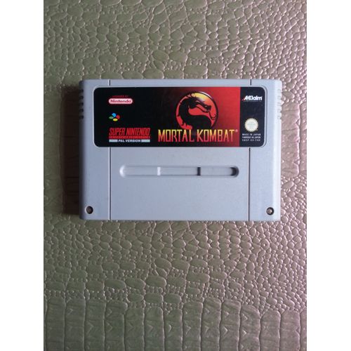 Mortal Kombat Snes Super Nintendo