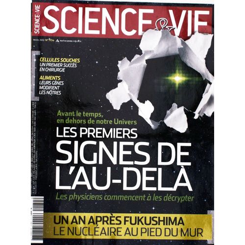 Science & Vie N°1134 Mars 2012