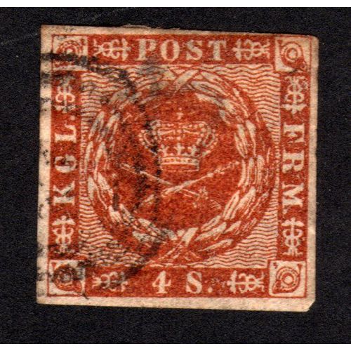 Danemark Corne Avec Lignes 4 Brun