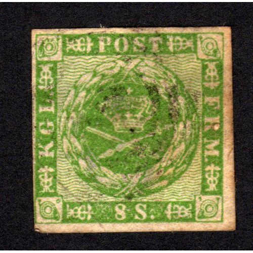 Danemark Corne Avec Lignes 8 Vert