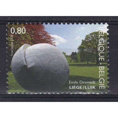 Belgique 2008 : Liège : Sculpture D'emile Desmedt - Timbre Neuf **