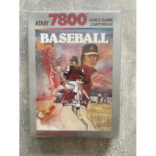 Jeu Vidéo Pour Atari 7800 " Realsports Baseball "