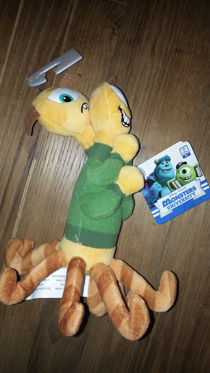 Doudou Monstre Et Compagnie Monsters Academy 2 Tetes Pull Vert Rakuten