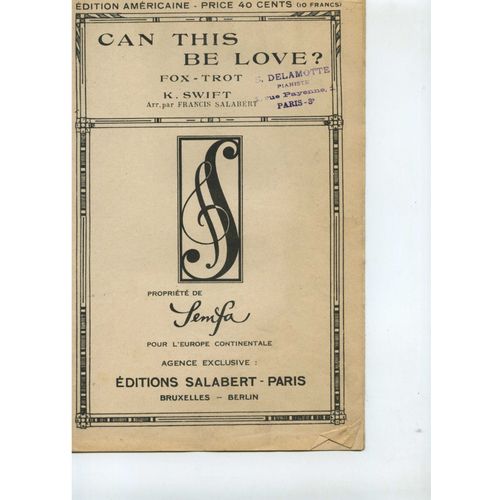 Can This Be Love?
