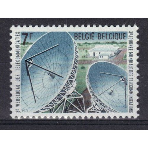Belgique 1971 : 3è Journée Mondiale Des Télécommunications - Timbre 7 F. Neuf **