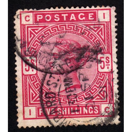 Queen Victoria Five Shilling Rouge 1883