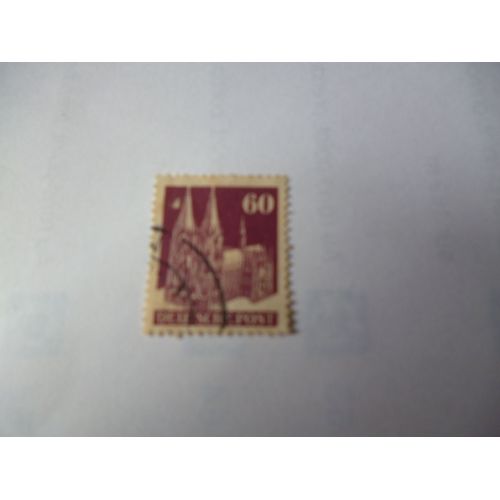 Timbre "Allemagne :Deutsche Post :Cathédrale De Cologne".60.