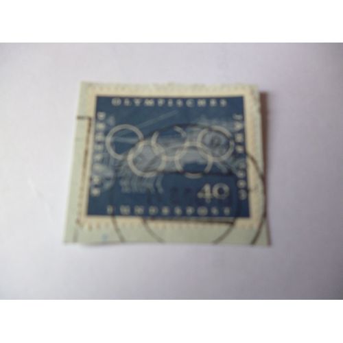 Timbre "Allemagne ::Deutsche Bundespost : Année Olympique 1960".