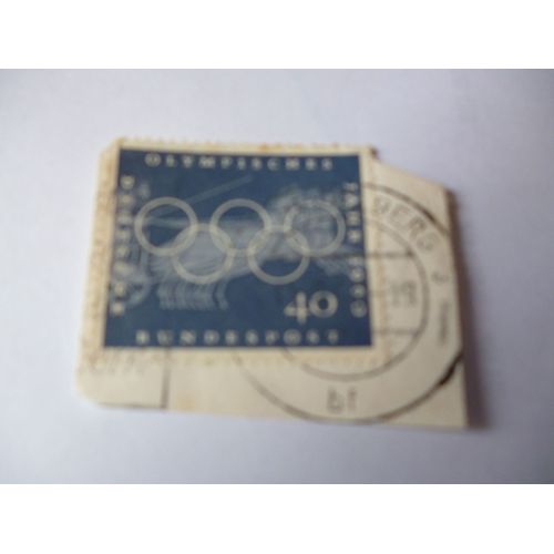Timbre "Allemagne ::Deutsche Bundespost : Année Olympique 1960".