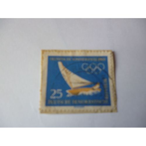 Timbre "République Démocratique D'allemagne : Jeux Olympiques D'été 1960."