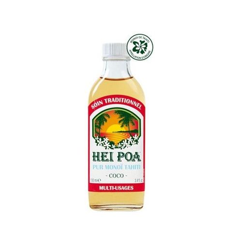 Pur Monoi De Tahiti Coco Multi-Usages De Hei Poa (Flacon : 100ml) 