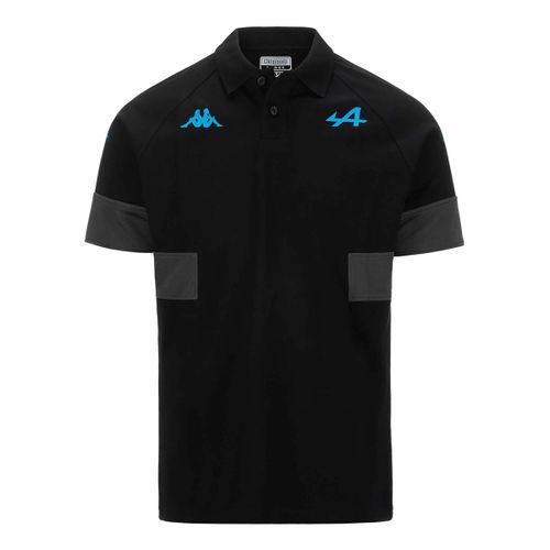 Polo Andoi Bwt Alpine F1 Team Homme Noir Gris Bleu