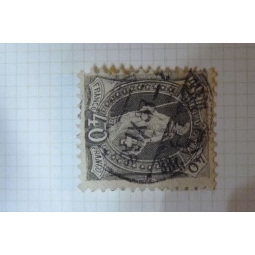 Timbre Collection Suisse 1905 Tbe