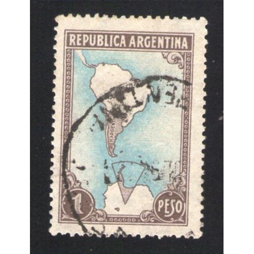 Argentine Oblitération Ronde Used Stamp Géographie Amérique Du Sud