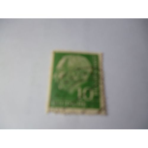 Timbre "Allemagne ::Deutsche Bundespost : 10."