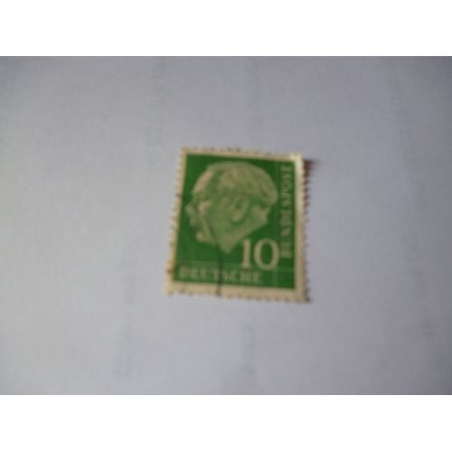 Timbre "Allemagne ::Deutsche Bundespost : 10."