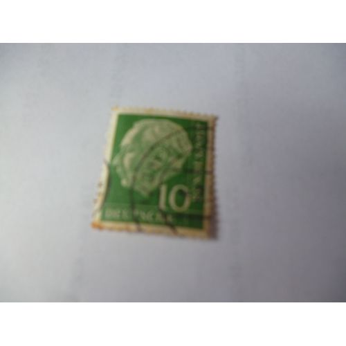 Timbre "Allemagne ::Deutsche Bundespost : 10."