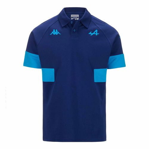 Polo Andoi Bwt Alpine F1 Team Homme Noir Gris Bleu