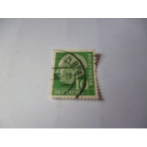 Timbre "Allemagne ::Deutsche Bundespost : 10."