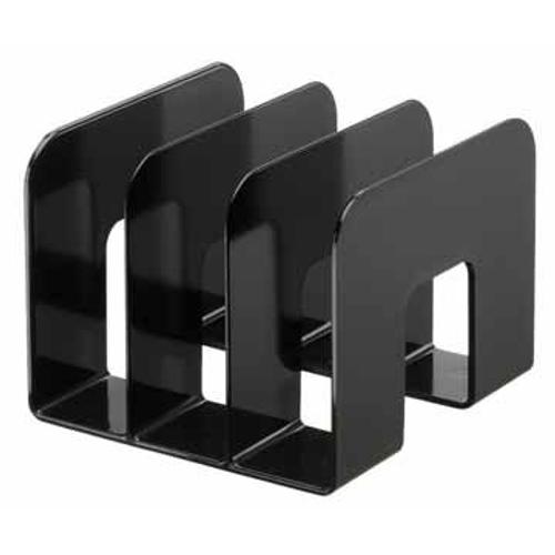 Stock Bureau - DURABLE Porte-revues TREND plastique 3 compartiments (L)215  x (P)210 x (H)165 mm Noir