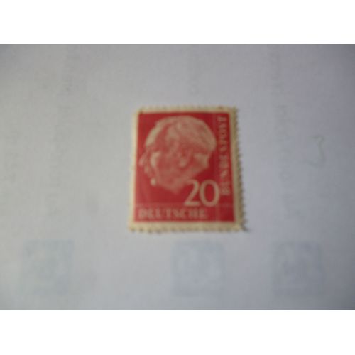 Timbres "Allemagne ::Deutsche Bundespost : 20."