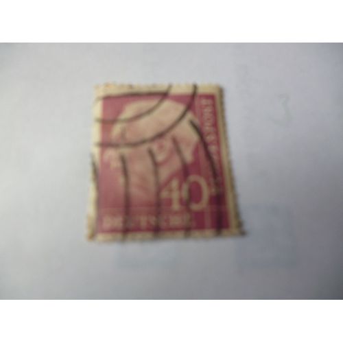 Timbre "Allemagne ::Deutsche Bundespost : 40."