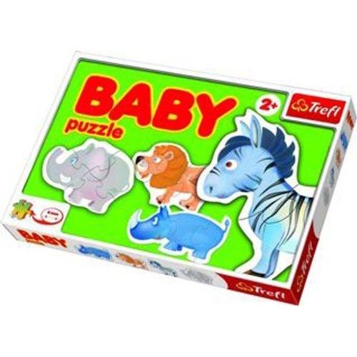 Puzzle 4 X 3 Pièces : Baby Puzzle : Animaux D'afrique