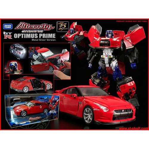 Transformers Alternity A-01 Optimus Diecast Convoy Nissan Gt-R