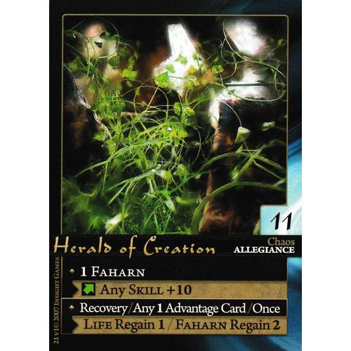 Carte Corunea Role Card Game Herald Of Creation 21v1 Vo