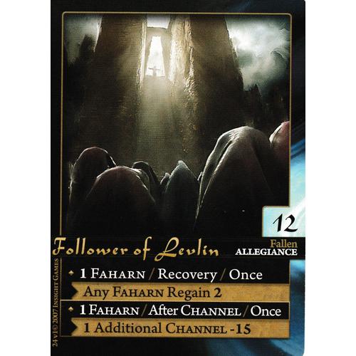 Carte Corunea Role Card Game Follower Of Levlin 24v1 Vo